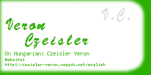 veron czeisler business card